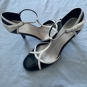 F&F Elegant Black and White Heels